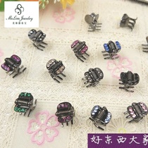 Hair clip small steel clip Hair grab set rhinestone grab chuck Hair card bangs clip Mini top clip Hair jewelry