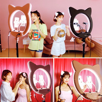 20-inch fill light net red live dedicated selfie light skin rejuvenation ground light Shake sound photo thin face indoor photography light