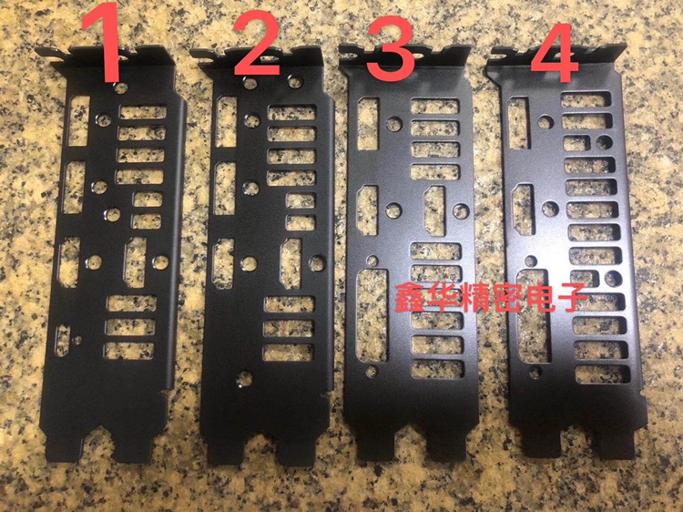 Brand new plated black lacquered RTX2060-06G-EVO graphics card bezel graphics card sheet iron bar original bezel