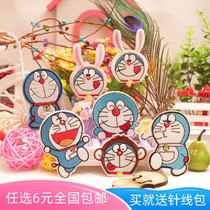 DIY childrens baby patch cloth stickers with backing adhesive clothes fashion cloth cartoon decals Doraemon Dang