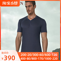 Mr. Adore 17SS Enjoy Silk Slip V Collar Short Sleeve Blouse NS12A011