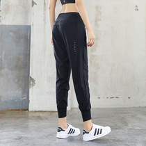 Sweatpants womens summer and autumn ultra-thin beam feet loose training quick-drying breathable casual yoga pants running fitness pants