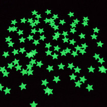 Plastic five-pointed star star luminous film sticky childrens cartoon fluorescent wishing starry sky bottle switch wall sticker decoration