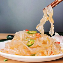 Ready-to-eat jellyfish convenient fast ready-to-eat salad cold snacks jellyfish packaging that came with getting flavoring bags