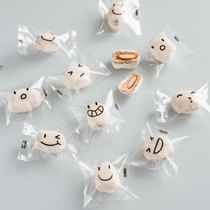 Net red milk date packaging bag box transparent self-adhesive self-sealing bag sealing paper almond jar independent small biscuit snowflake cake