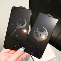  iPhone12 Xs Max tempered mobile phone front film Apple 11pro tide hologram XR cartoon 8 7plus glitter