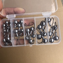 Luja Lead Head Hook Suit Box Fit 30 5 7 10 gr Each 10 Strengthening of the blood tank Multiple Soft Bait Road Subhook