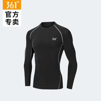 361 Degree tights mens quick-drying clothing long-sleeved running high-play sportswear gym jacket training uniform basketball