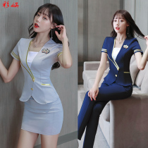 Foot body technician work clothes female sexy foot bath beauty salon temperament uniform hotel front desk professional set summer