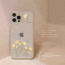ins butterfly flowers apply Huawei glory play3 4t mobile phone shell glory x10 burst glory 20s 10 transparent glory 30 v30 30s 30pro anti-fall