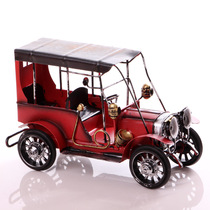 Retro wrought iron classic car model ornaments crafts creative home living room decorations KTV shop furnishings