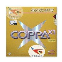 Space DONIC Donick 12086 COPPA X1 Gold GOLD Gold X1 Set of Rubber Table Tennis Rubber