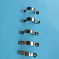 Fixed snap Metal universal pipe clamp Fastening water pipe fixing clip Stainless steel gas pipe clamp clamp hoop