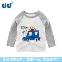 Pint Boy Clothing Spring Autumn Season New Children Pure Cotton Cartoon Sports T-shirt Baby Long Sleeve Undershirt Boy Clothing