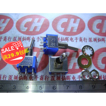 Six-footed two-gear button switch 2 stalls Double Allianz Ecstasy toggle switch 6A125VAC One up for sale