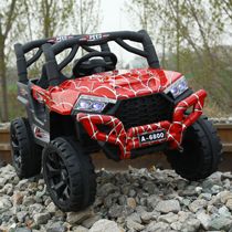 Childrens electric car with remote control baby four-wheel drive electric car Childrens car can seat baby toy car baby carrier