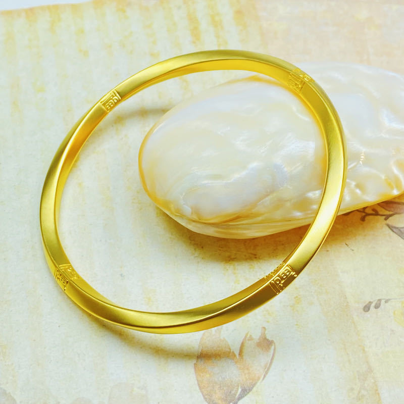 Bracelet Bracelet K0127 Classic Yellow Mobius Fu Character Closed Bracelet Variety of Styles Available for Shipping 479