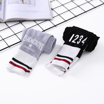 Girls casual pants spring 2021 new Korean version of the spring childrens pants Female middle and large childrens leggings trousers tight pants