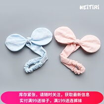 New Korean Korean childrens hair accessories baby hair band Princess cute baby 100 days headdress rabbit ear Cotton