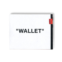 Space way SND wallet ultra-thin short waterproof ins Tide brand OW Youth Men industry THE TEN WALLE