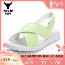 XGN Flat Bottom Sandals Women Summer 2022 New Magic Stick Sandals Women Injection Moulding Thick Bottoms Sports Beach Shoes
