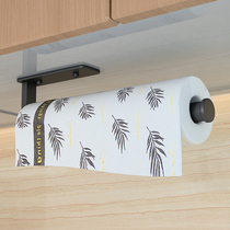 Kitchen rack type paper special rack Lazy rag rack towel disposable punch-free upside-down hanger wall rack