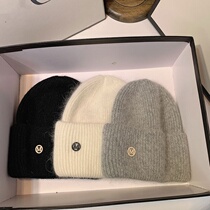 French great tennis red concolade 2021 autumn winter new hat children warm rabbit woolen knitted hat cold cap wool hat tide