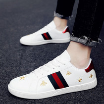 Board shoes mens canvas mens shoes 2021 new cloth shoes autumn wild shoes little white shoes bee shoes mens trendy shoes