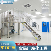 Food factory purification engineering decoration design Pharmaceutical factory operating room dust-free workshop clean room maintenance partition ceiling