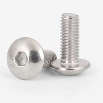M3M4M5M6M8 304 stainless steel large flat head semicircular head hexagonal screw mushroom head bolt umbrella head screws