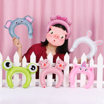 Net red headband toy hair card Street selling balloon cartoon animal hair accessories powder powder artifact micro-business push small gifts