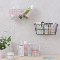 ins room wall rack wall hanging bedside bedroom bedside hanging basket desktop storage dormitory artifact free hole