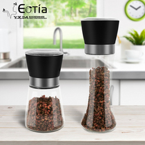 Ectia Black Pepper Grain Pepper Grinding Machine Grinding Sea Salt Flower Pepper Powder Manual Grinding Bottle Black Pepper Grain Grinder