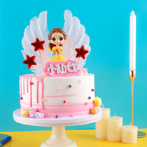 Cake model simulation 2020 new net red cartoon pop Bell princess birthday cake bubble window sample
