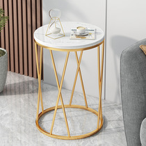 Nordic IN iron tea table light luxury simple tea table creative round coffee table European clothing store small coffee table put corner