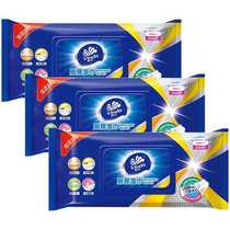 Vinda kitchen wet wipes 48 pieces*3 packs with cover to remove oil wet wipes Family pack disposable paper multi-province