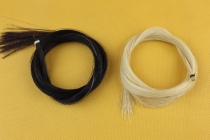 Violinist bow fur professional violinist bow hair replacement brown natural pure handmade white black