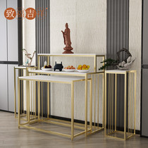 Three layers of burning incense for table incense case The Buddha Terra Home Finance and God dedicated to the table Gongpindi for the Fairy Modern Brief