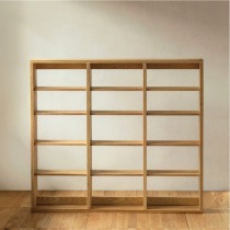 MUMO wood ink clear series bookcase whole wall can be customized bookshelf storage solid wood furniture