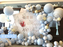 Marble diamond KT board children adult birthday background cloth photo poster wall custom baby 100-year-old feast year-old