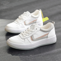 Japanese British style leather small white womens shoes new 2021 explosive Leisure Sports Board shoes student ins tide Wild