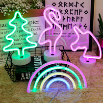 LED modeling light Small color light Letter light string proposal confession Decorative light Creative romantic arrangement Neon battery