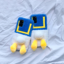 Autumn-winter style Samsung note20ultra mobile phone shell plush cute s20 cartoon teenage girl soft shell s10 ten furry anti-fall note10 gross application s9plus full bag s