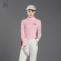 Golf clothes women's long sleeve T-shirt Korean slim collar golf women's clothing long sleeve golf jacket