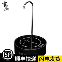 Electric ceramic stove Automatic water supply with pumping tea stove Iron pot electric stove Household silent electric stove boiling water to make tea Desktop