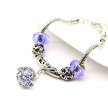 Essential Oils Fragrant Lavender Chains Can Open Hollowed-out Perfume Bracelet Pendant Expanded Perfume Crystal Glazed Ornament Wrist Dotrey