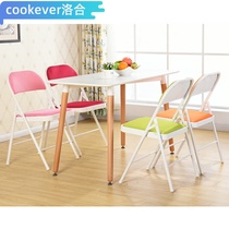 Folding chair Backrest chair Office training chair Household chair Conference and exhibition chair Activity chair Chess and card portable chair