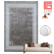 Fancy light extravaganza New Chinese New Zealand Imported Wool Handmade Sofa Tea Table Living-room Bedroom Bedside F Carpet