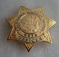 United States badge California Highway Metal badge Large badge Pure copper