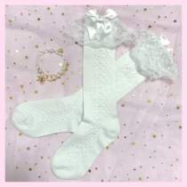 Xiaoxis soft world Japanese love lace soft sister long tube jk uniform lolita socks